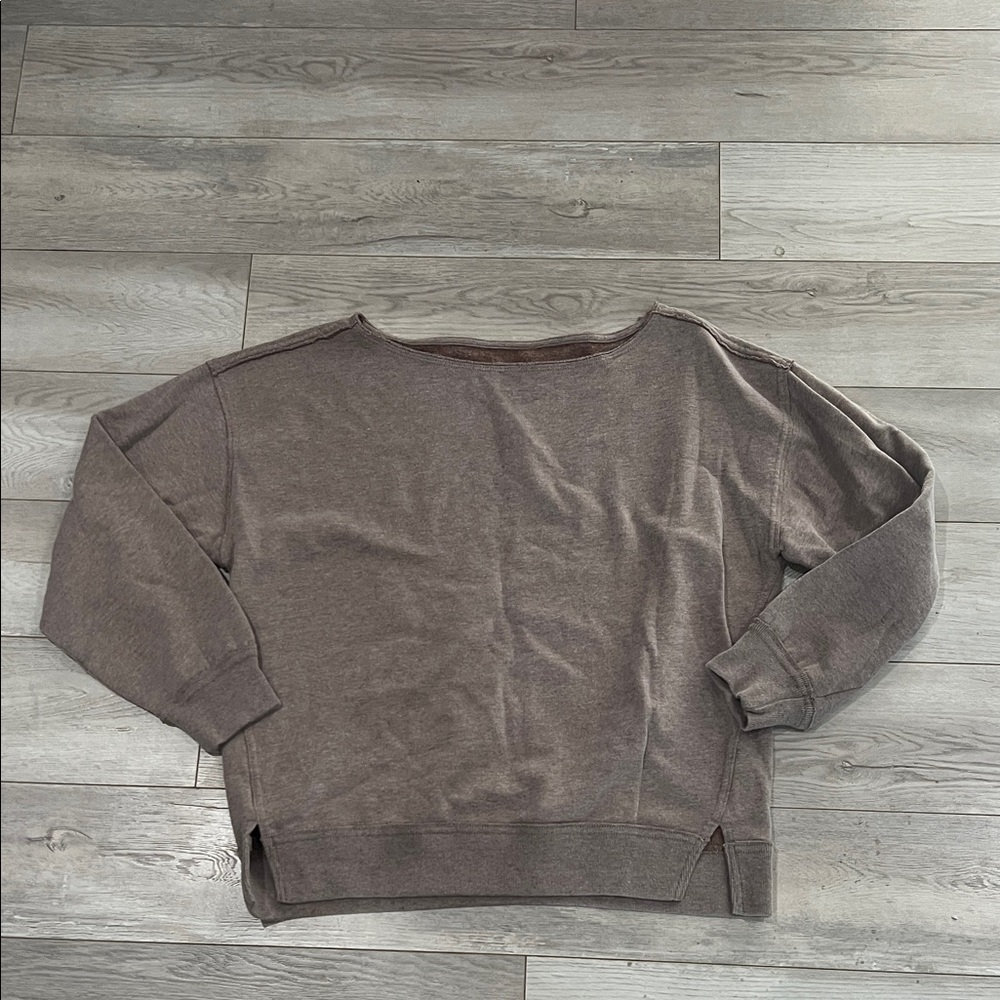 Hollister Brown Crew Neck Sweater